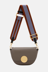 Oryany - Lottie Saddle Crossbody Small Handbags - Grey / One Size